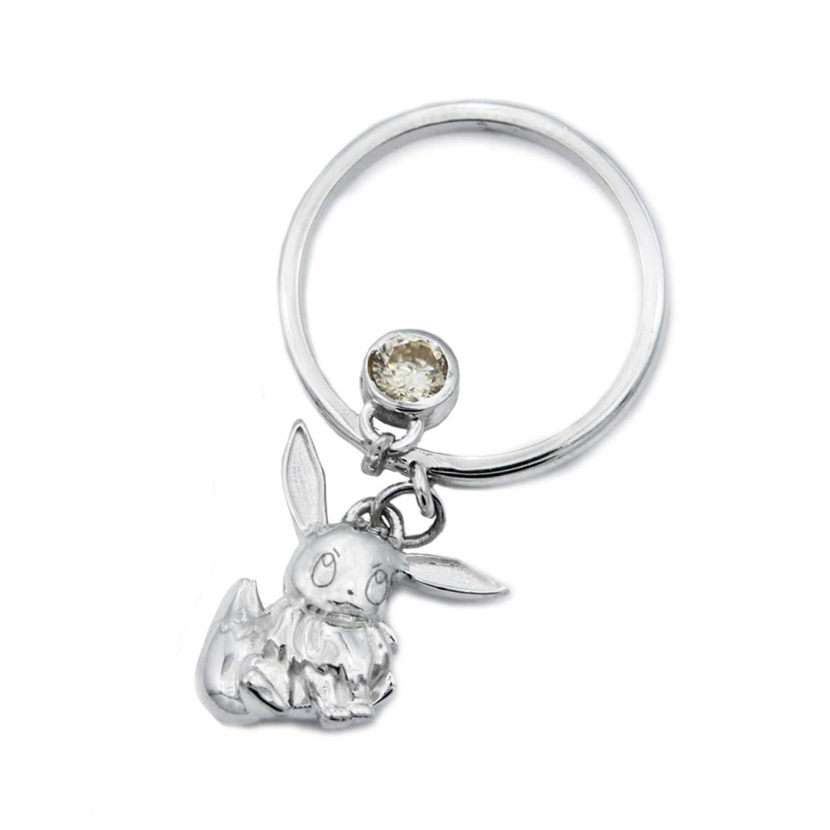 Eevee Jewelry: Eevee Solitaire Ring | Pokémon Center Official Site
