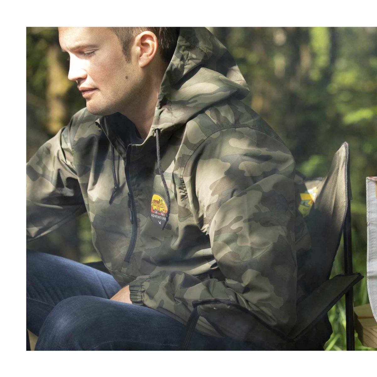 Outdoors with Pokémon Camo Windbreaker Jacket - Adult Outdoors with Pokémon Camo Windbreaker Jacket - Adult