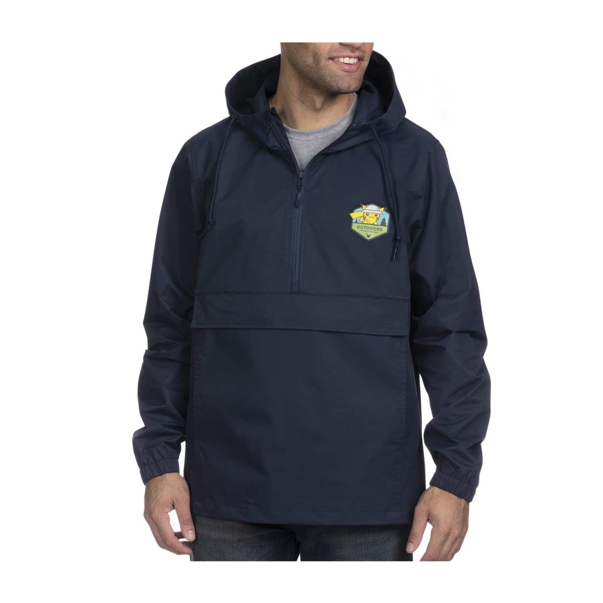Outdoors with Pokémon Navy Windbreaker Jacket - Adult | Pokémon