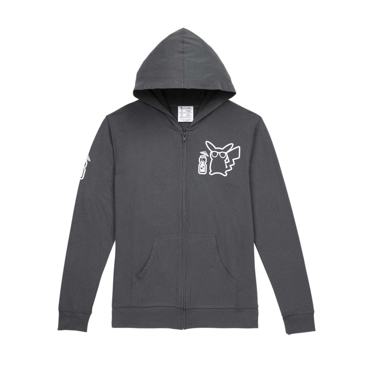 Pokémon Sunset Charcoal Lightweight Zip-Up Hoodie - Men | Pokémon