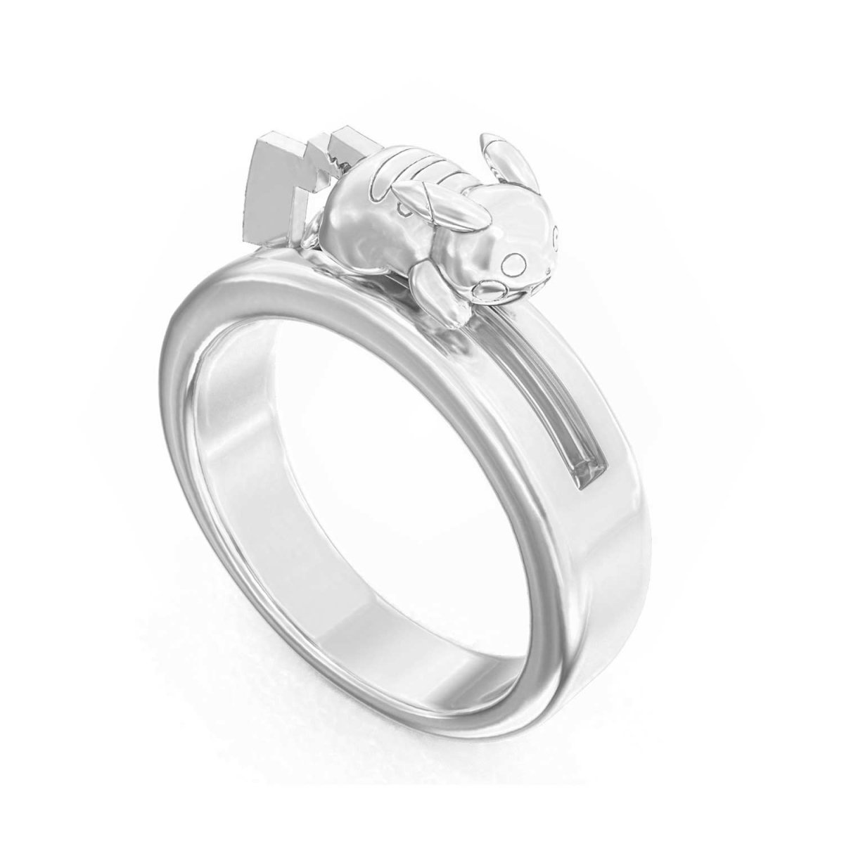 Pikachu & Eevee Tails: Running Pikachu Ring | Pokémon Center