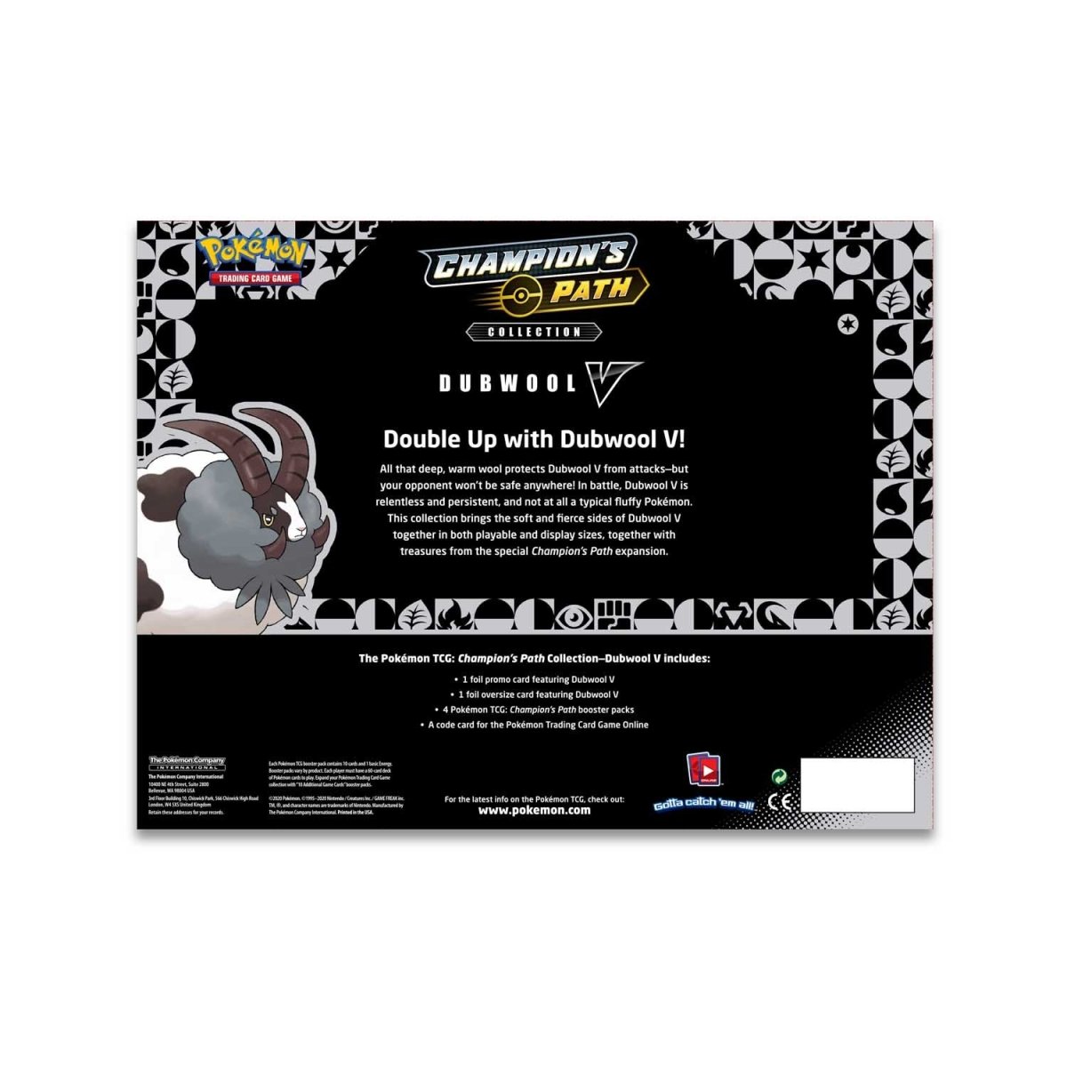 Pokémon TCG: Champion's Path Collection (Dubwool V) | Pokémon Center ...