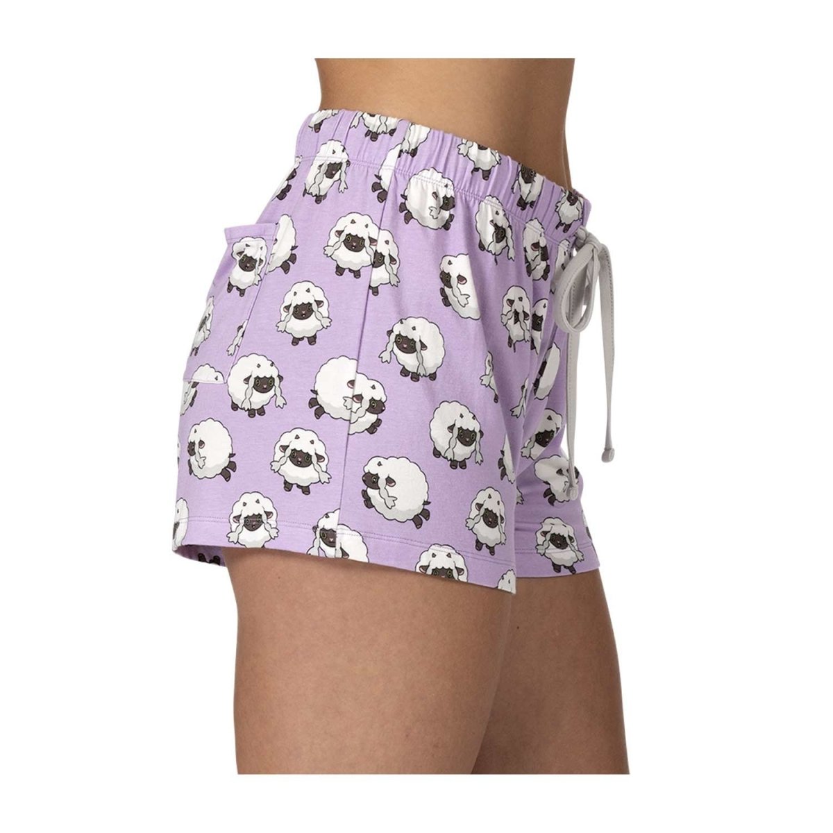 Wooloo Gray Tank Top & Lavender Jersey Shorts - Women