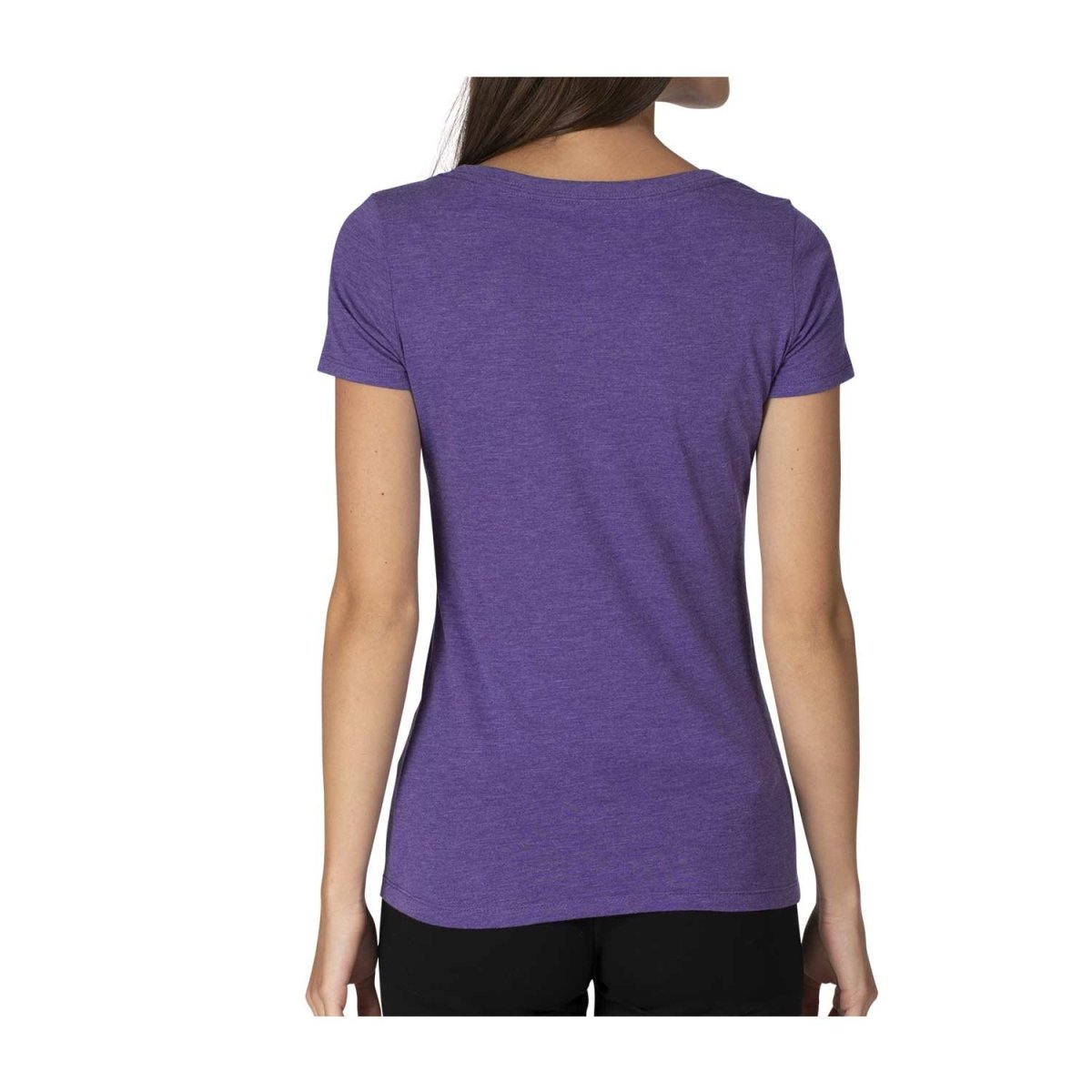 Eevee Evolutions Heather Purple Fitted Scoop Neck T-Shirt - Women ...