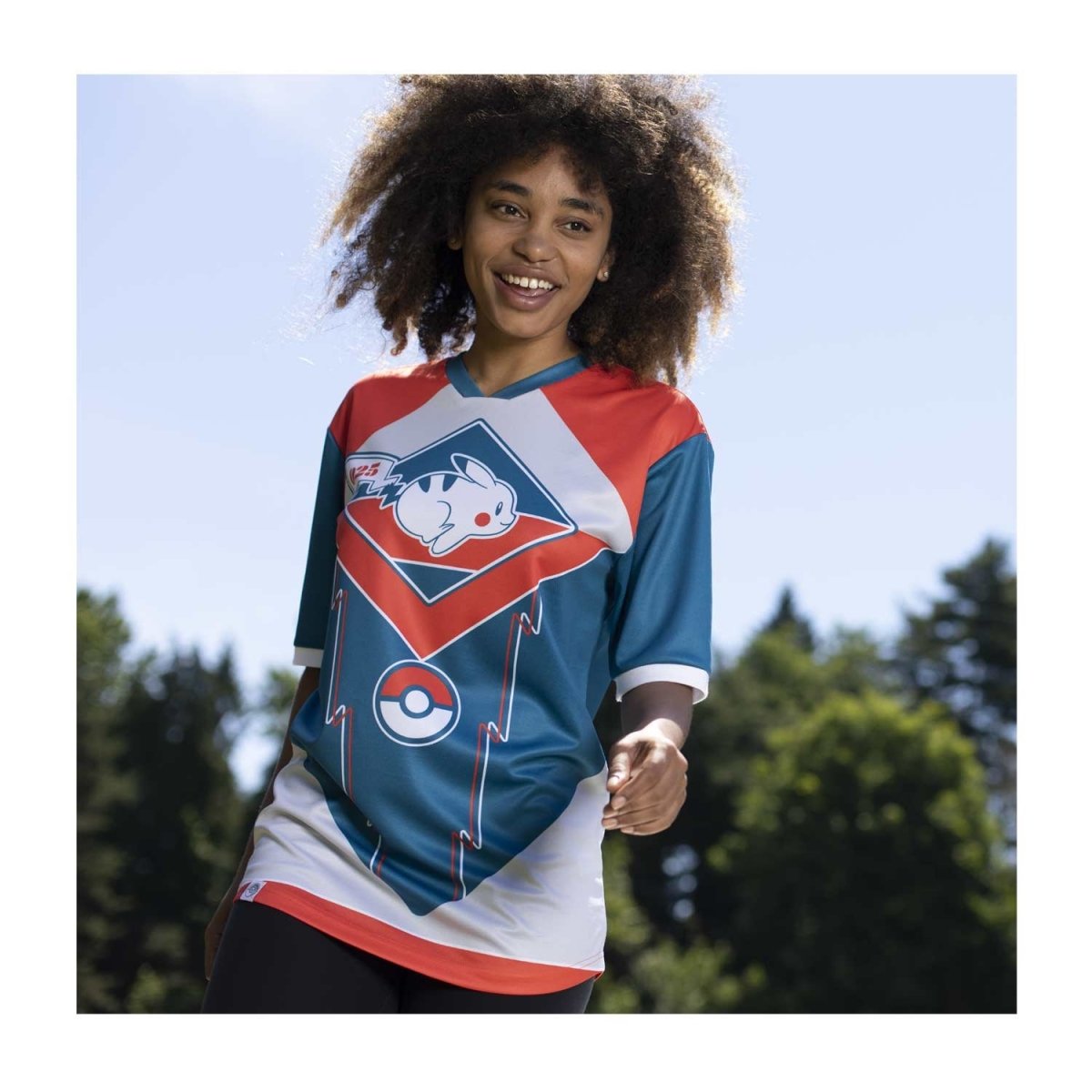 Running Pikachu Pokémon Sports Jersey - Adult | Pokémon