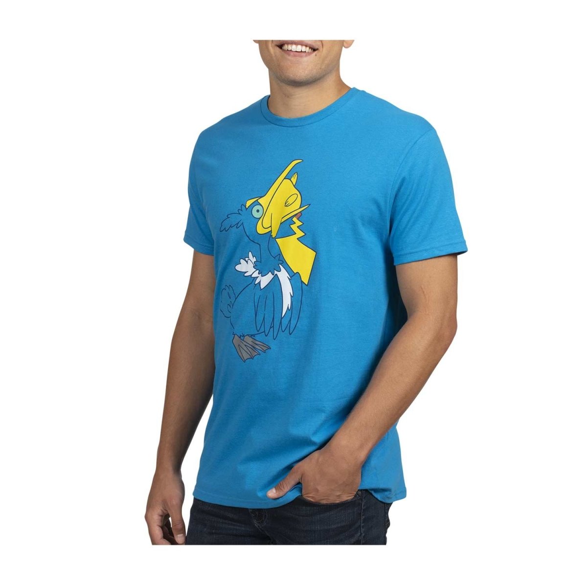 Pikachu & Cramorant (Gorging Form) Cobalt Relaxed Fit Crew