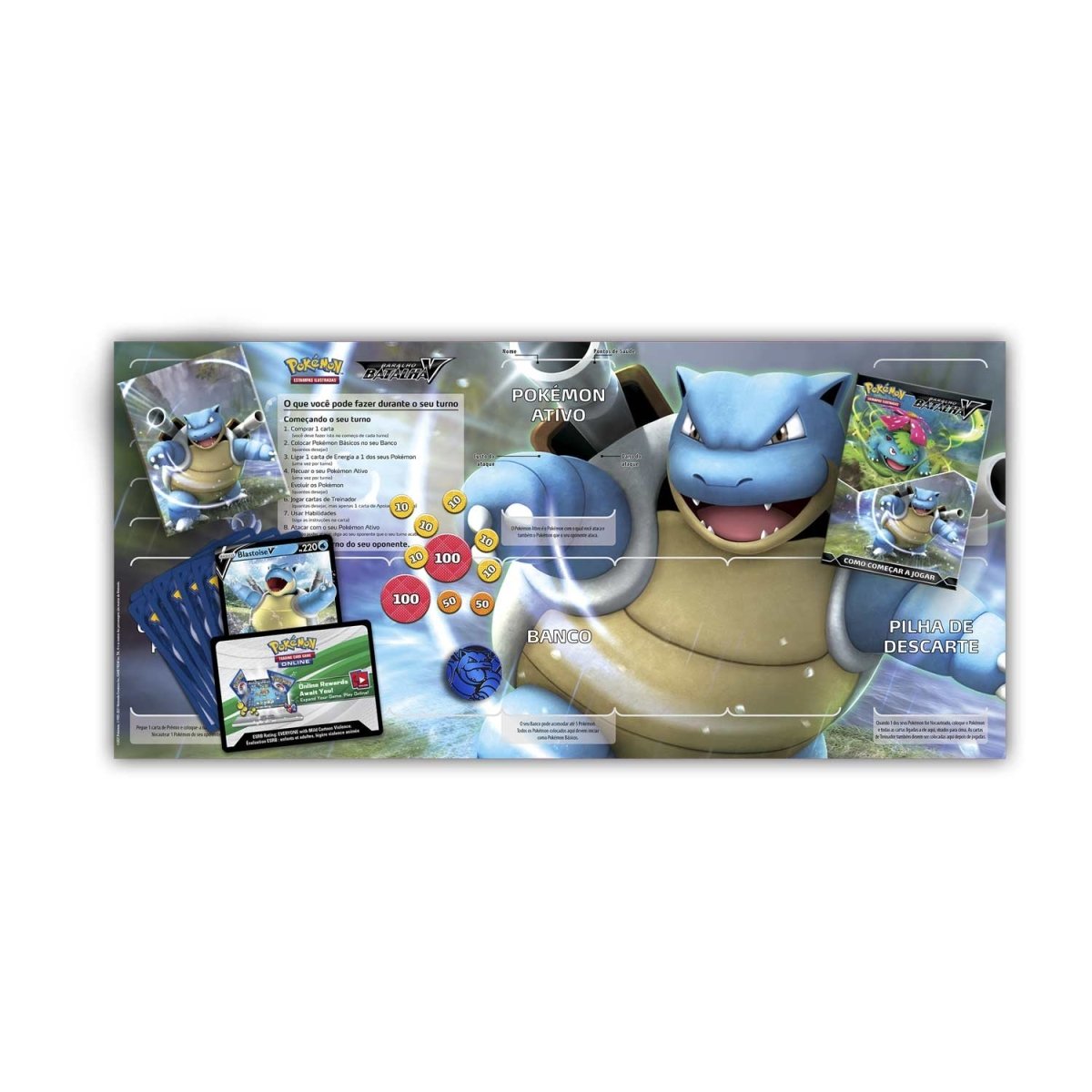 Pokémon TCG: Blastoise V Battle Deck
