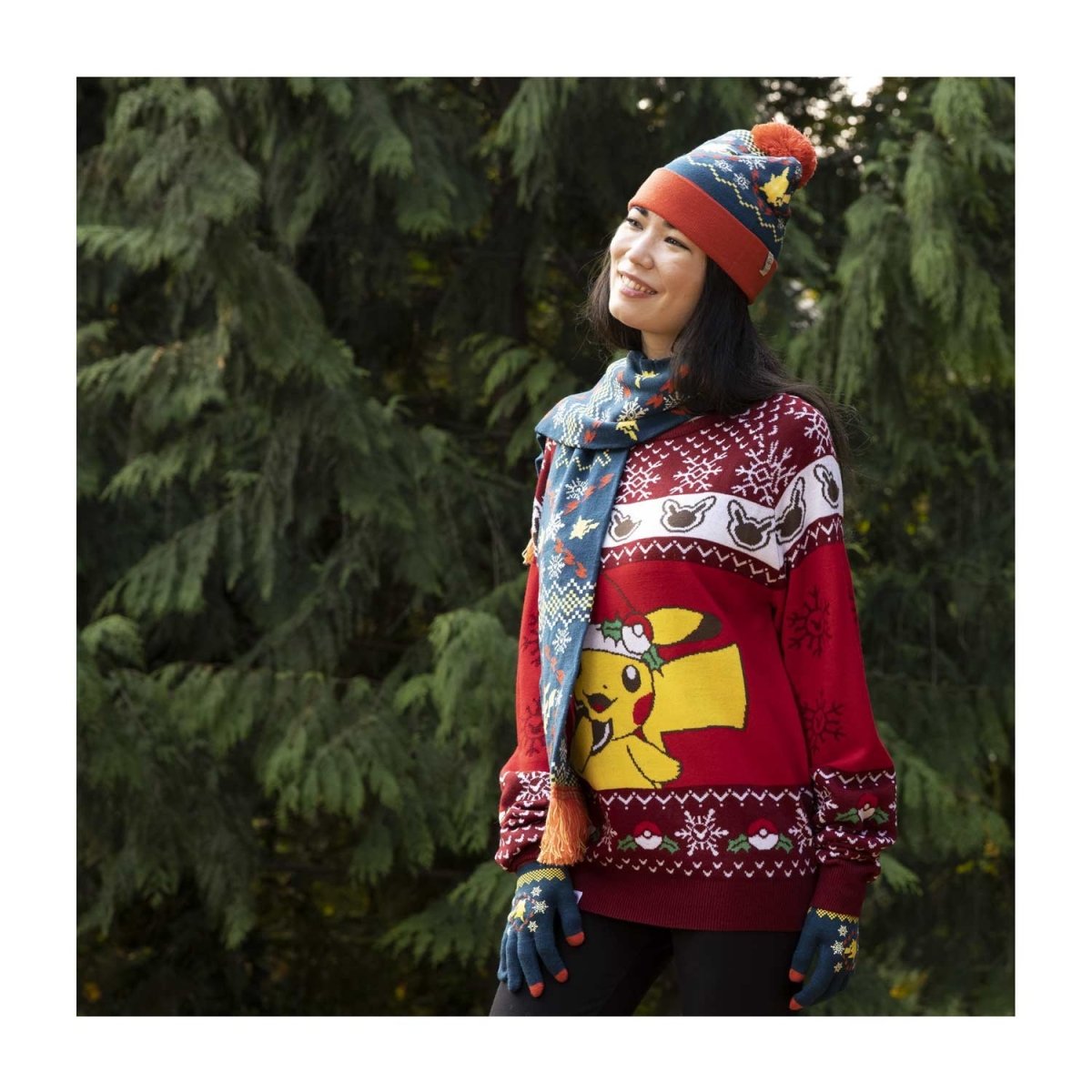 Pikachu Holiday Cookies Knit Sweater - Adult | Pokémon
