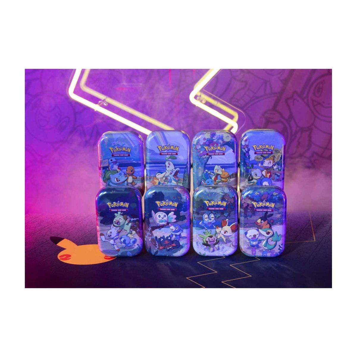 ポケモン celebrations Mini tin缶 Amazon.co.jp: Pokemon 25th Celebrations Mini Tins - 8 Mini