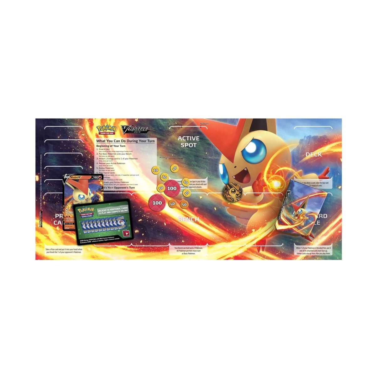 Deck Pokemon Baralho de Batalha V Victini V