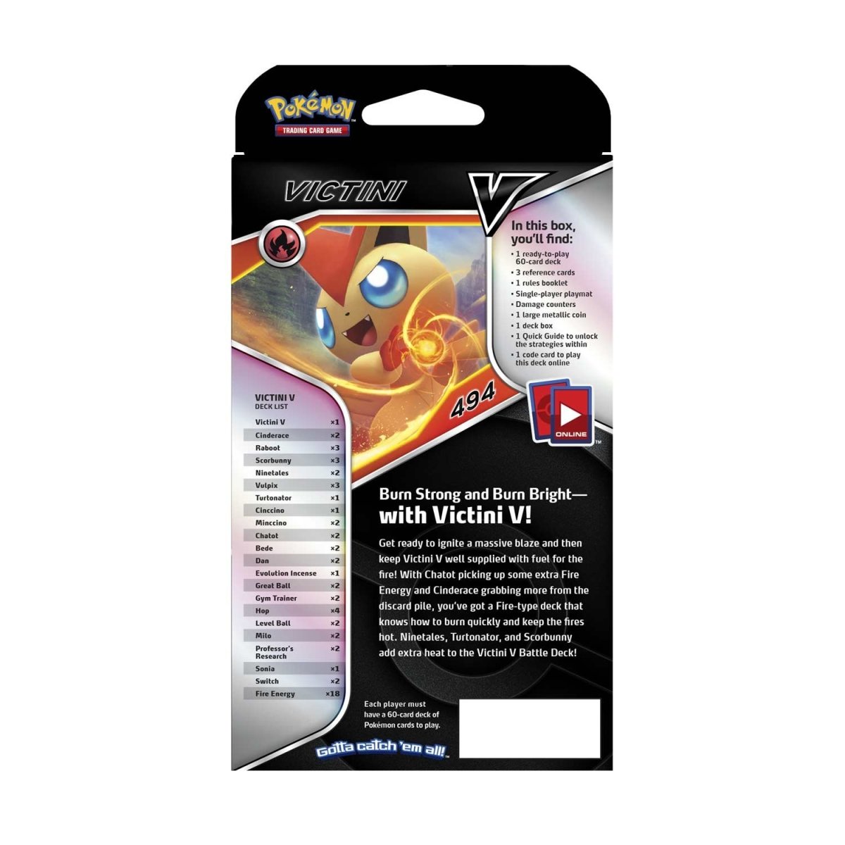 Pokemon Trading Card Game Victini V Battle Deck 