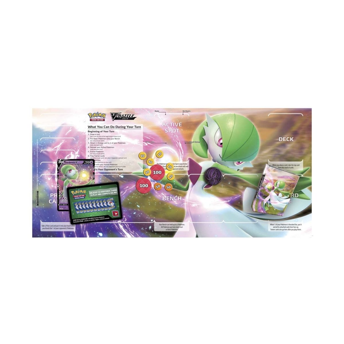 Pokemon Trading Card Game V Battle Deck - Gardevoir V Hanger Pack - 60  Cards