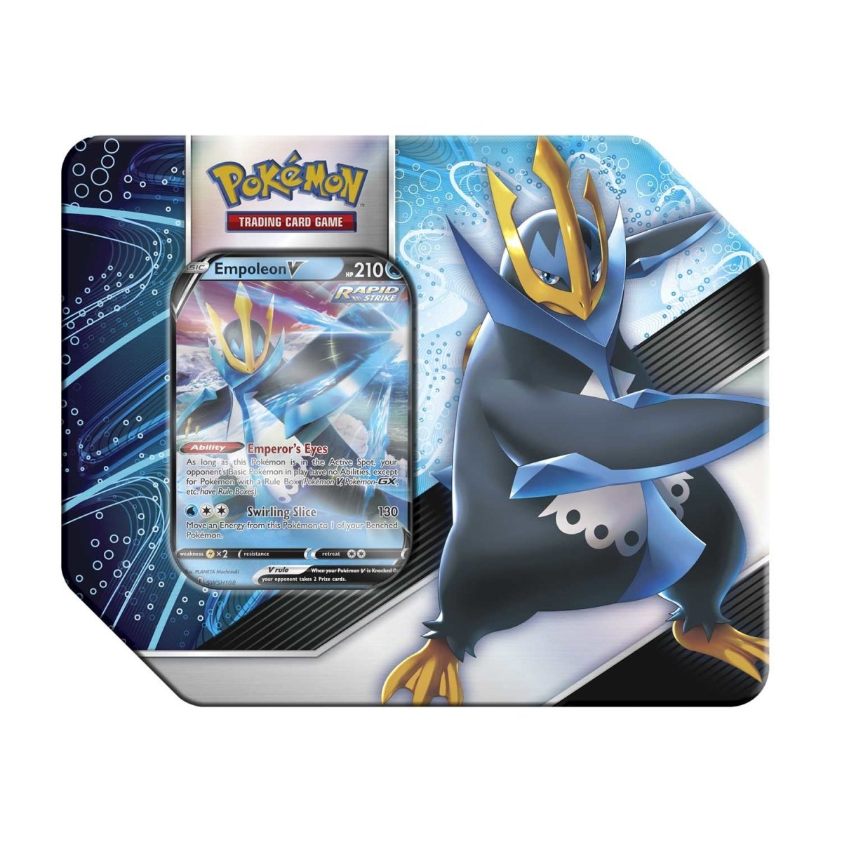 Pokémon TCG: V Strikers Tin (Empoleon V) | Pokémon Center Official Site