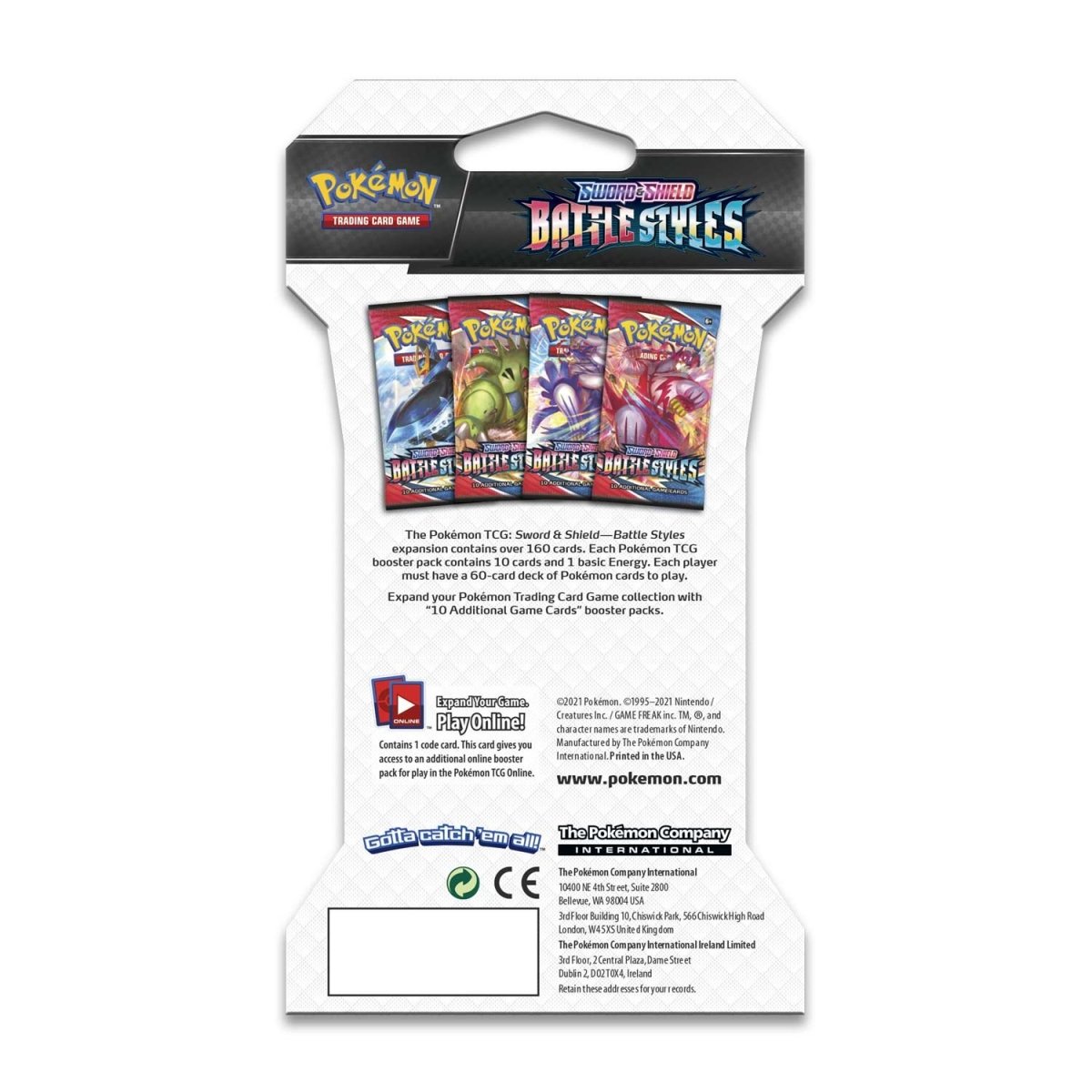 Best Buy: Pokémon Trading Card Game: Battle Styles Sleeved Boosters 82819