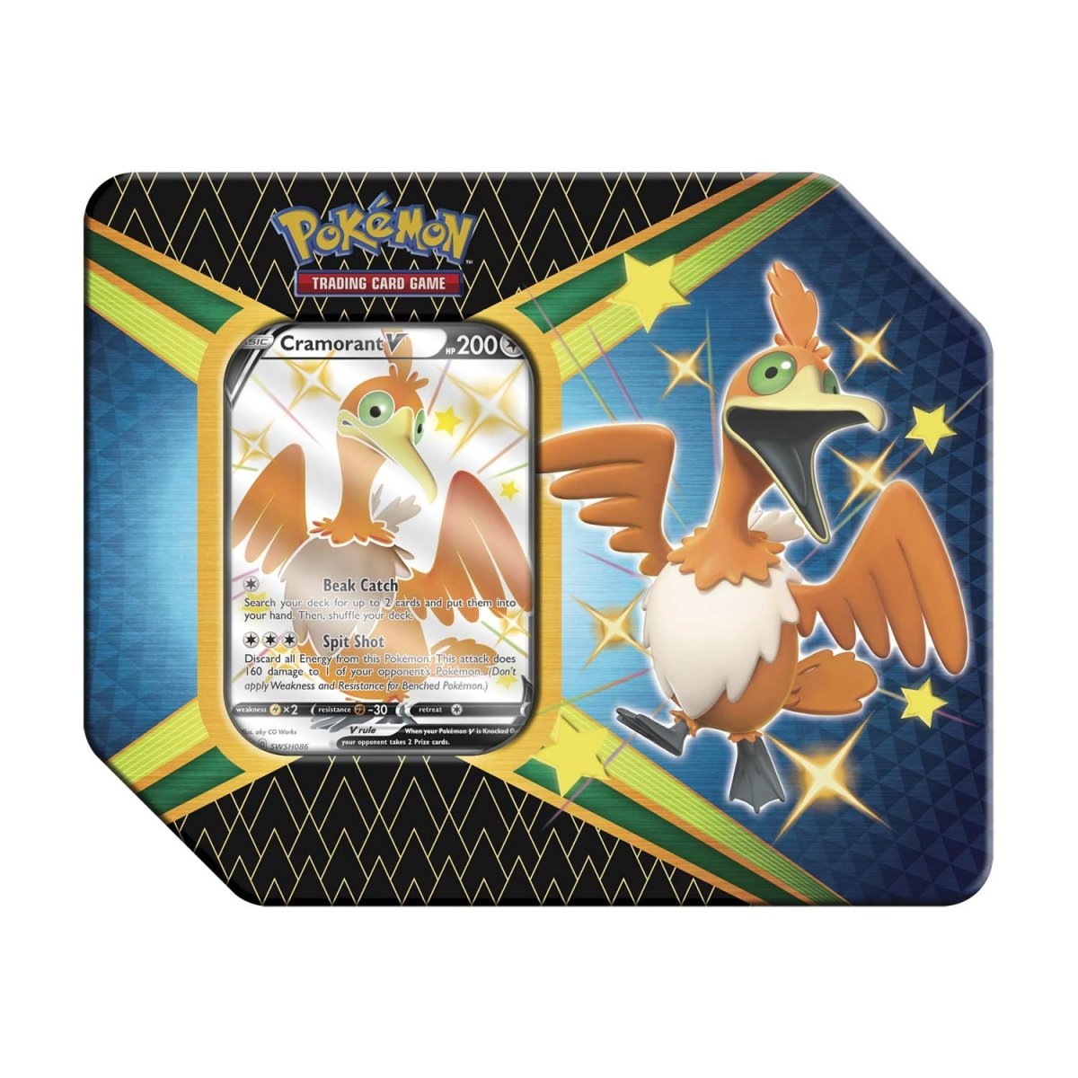 Pokmon TCG: Shining Fates Tin (Cramorant V) | Pokmon Center Official Site Pokmon TCG: Shining Fates Tin (Cramorant V) | Pokmon Center Official Site