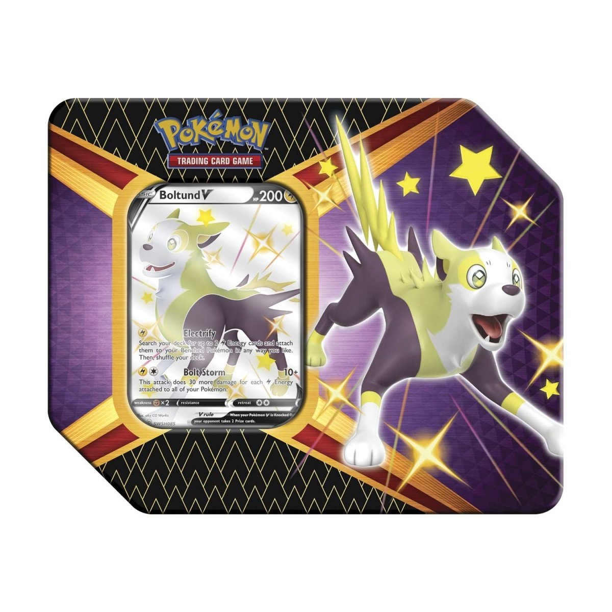 Pokmon TCG: Shining Fates Tin (Boltund V) | Pokmon Center Official Site