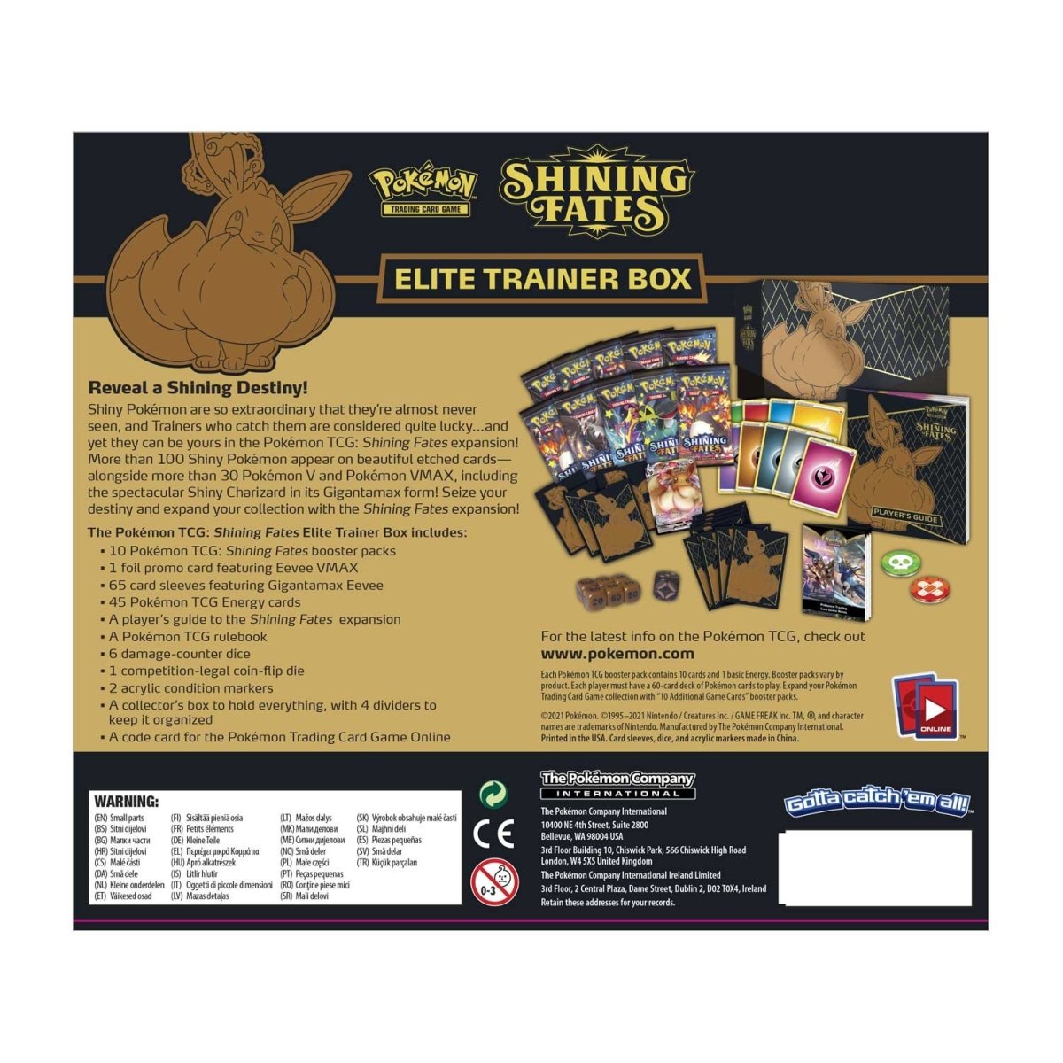 Pokémon TCG: Shining Fates Elite Trainer Box | Pokémon