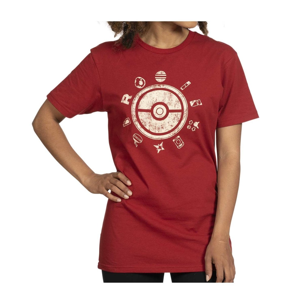 GO Fest 2020 Red Relaxed Fit Crew Neck - Adult | Pokémon Center Official Site