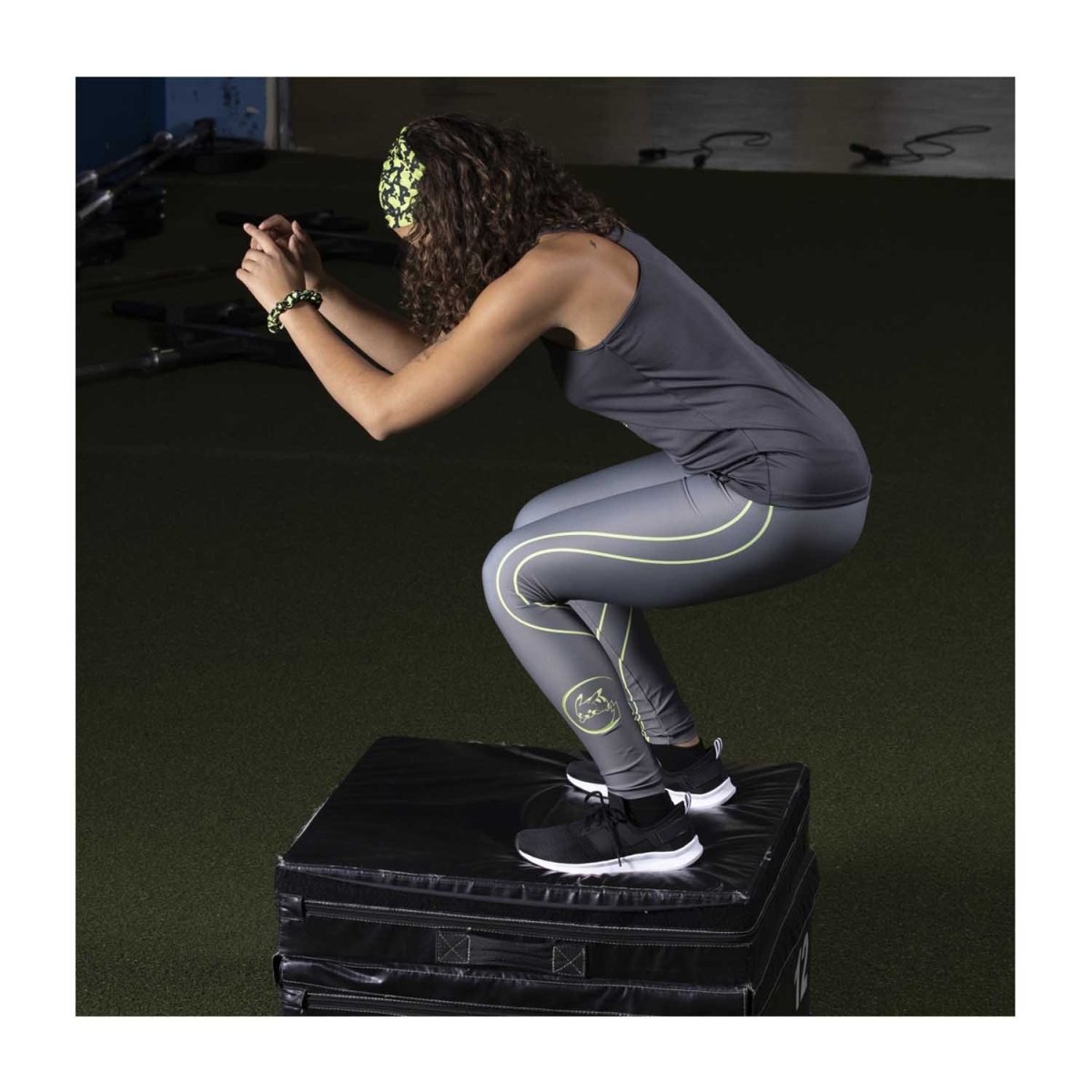 Pokémon Active Pikachu Gray & Green Leggings - Women | Pokémon Center ...