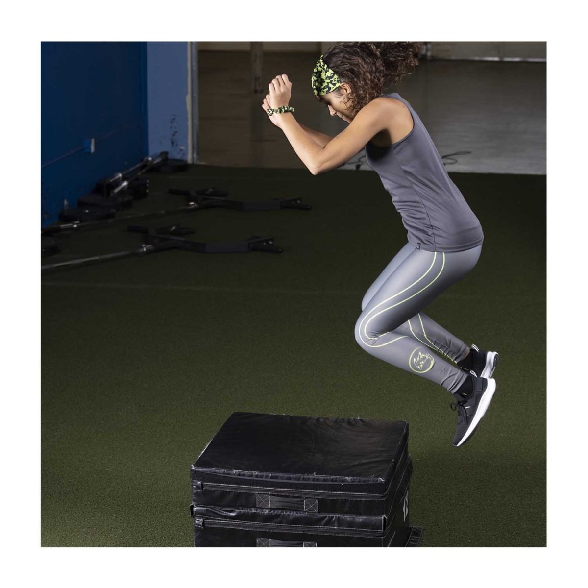 Pokémon Active Pikachu Gray & Green Leggings - Women | Pokémon Center ...