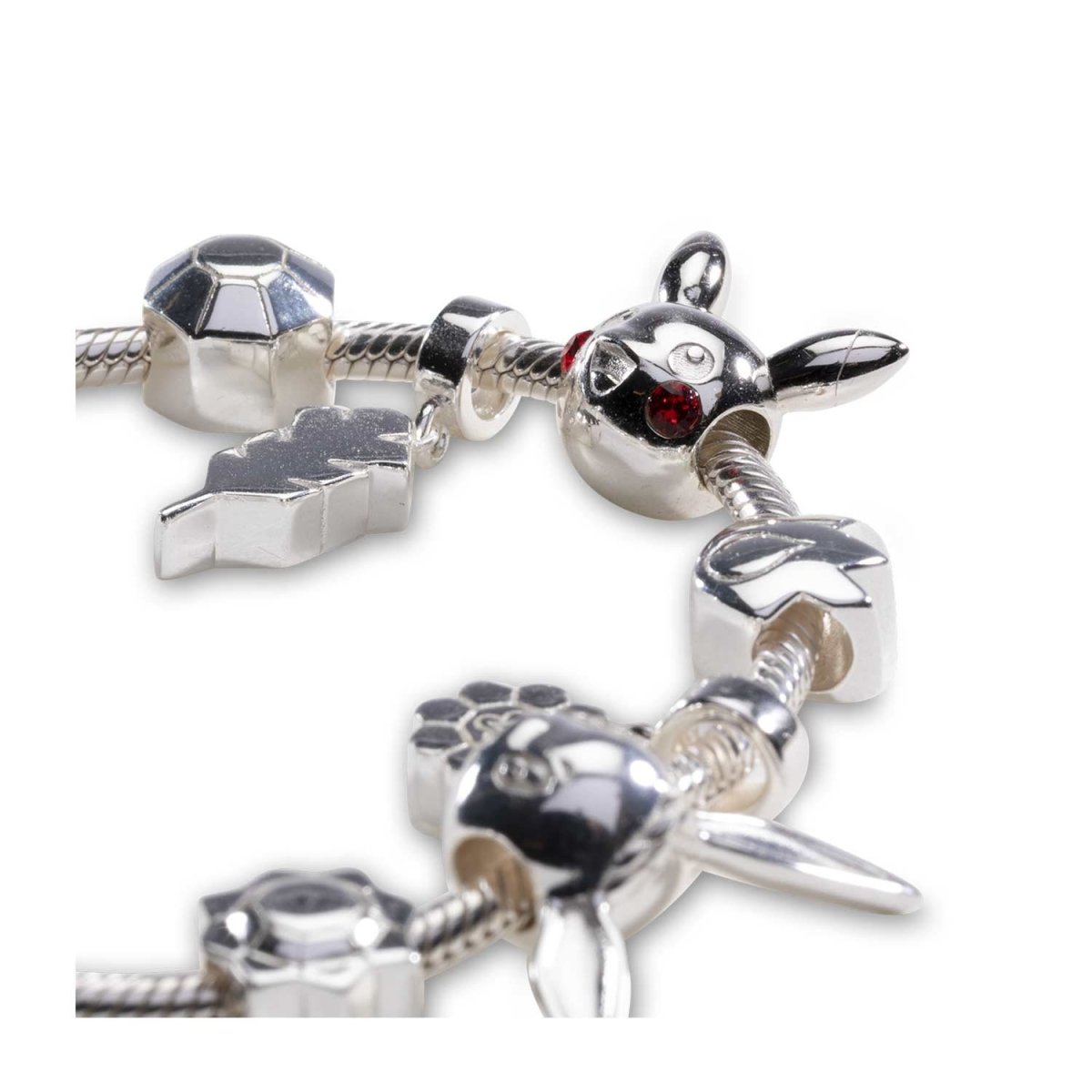 Pokémon Jewelry - Charms: Poké Ball Sterling Silver Clasp Bracelet