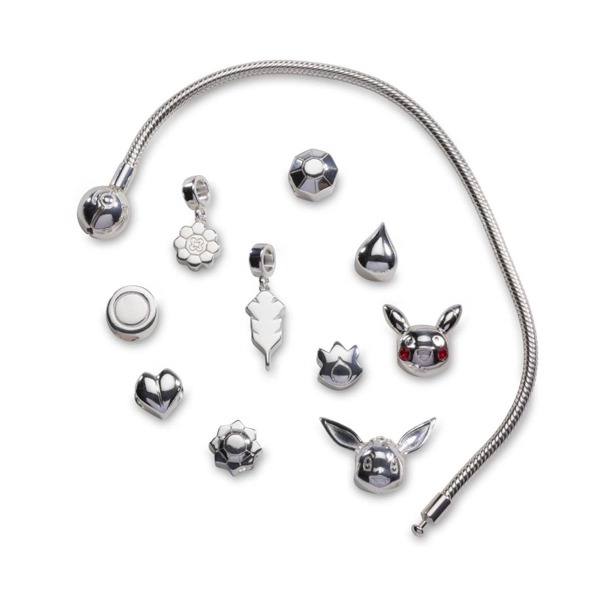 Pokémon Jewelry - Charms: Eevee Sterling Silver Bead Charm