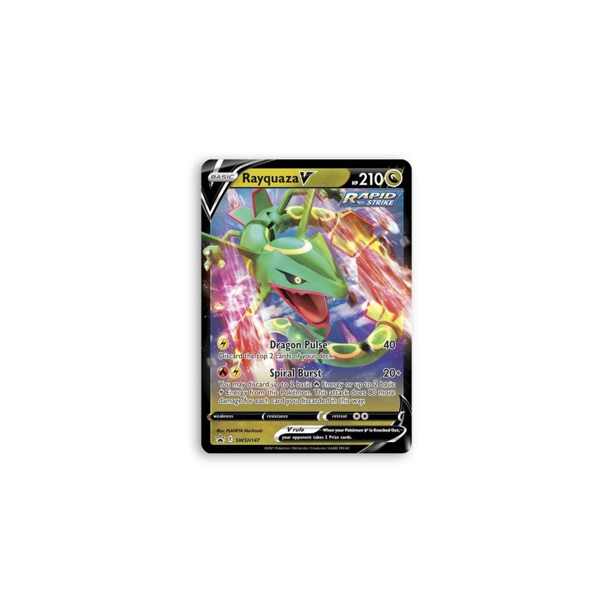  Pokemon TCG: V Battle Deck - Rayquaza : Toys & Games