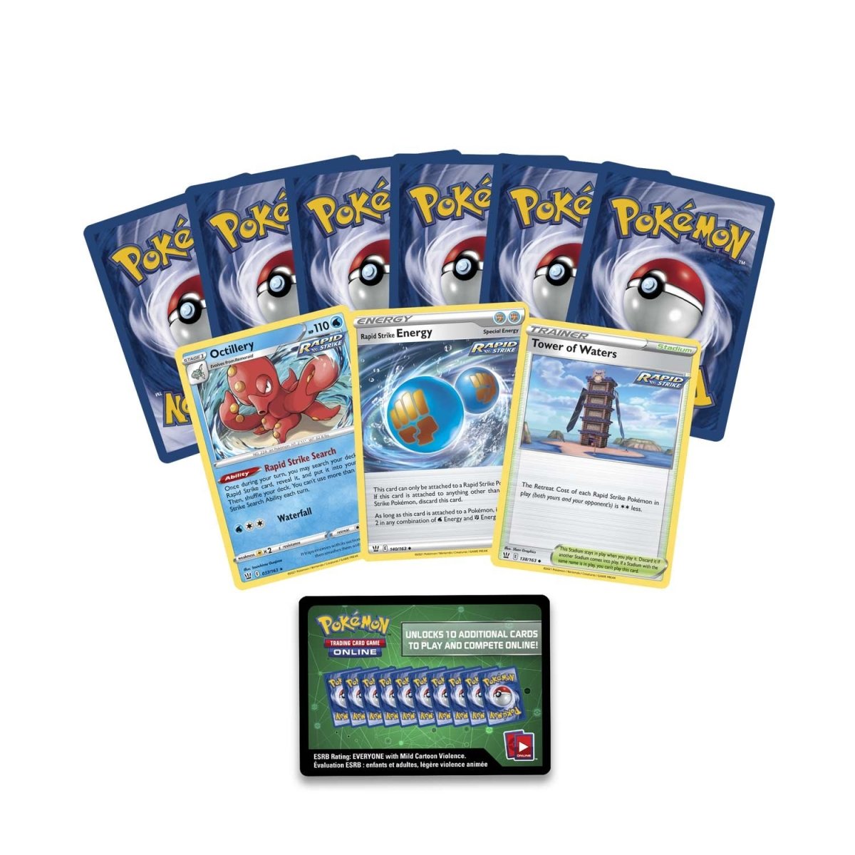 card game pokemon tcg rapid strike urshifu vmax battle deck Pokémon TCG: Urshifu VMAX League Battle Deck – Single Strike – Gold Bo main image 1