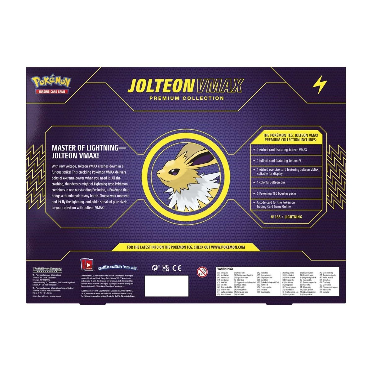 Pokémon TCG: Jolteon VMAX Premium Collection | Pokémon Center UK
