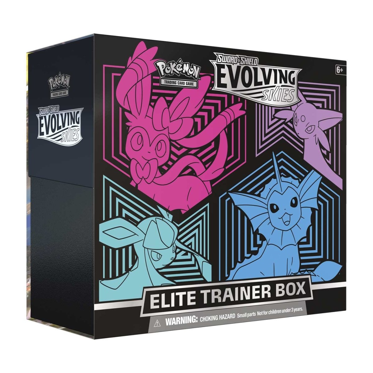 Pokemon Sword and Shield Evolving Skies Both Elite Trainer Box - 16 Booster  Packs