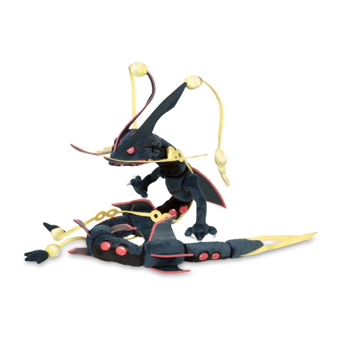 Pelúcia Shiny Mega Rayquaza Pokemon 83 cm