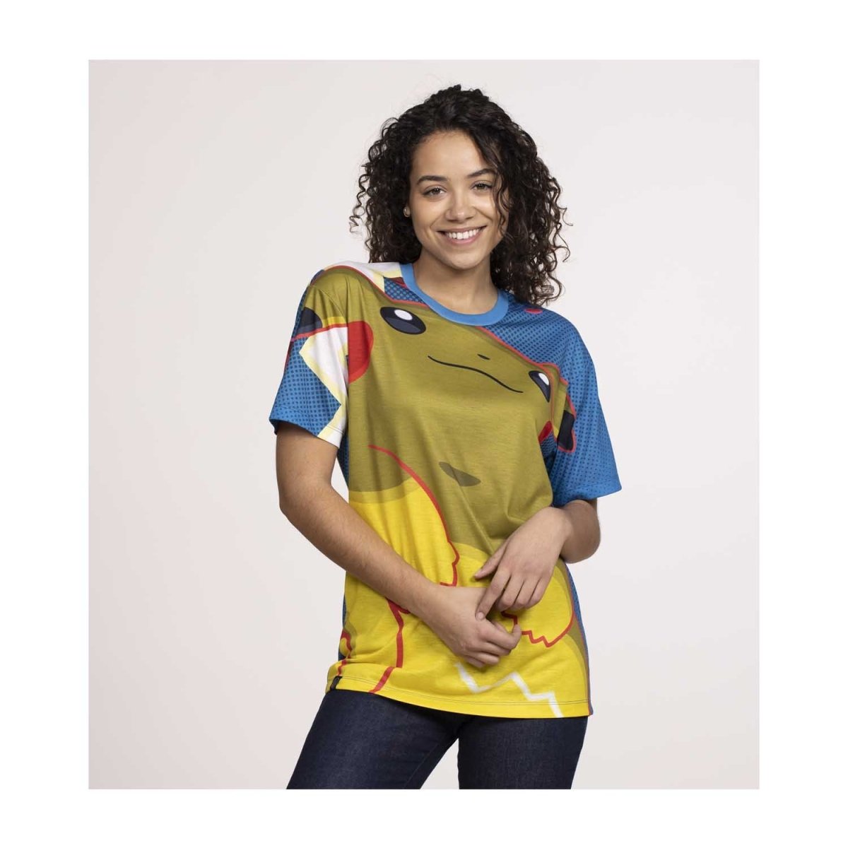 Gigantamax Pikachu Allover-Print T-Shirt - Adult | Pokémon