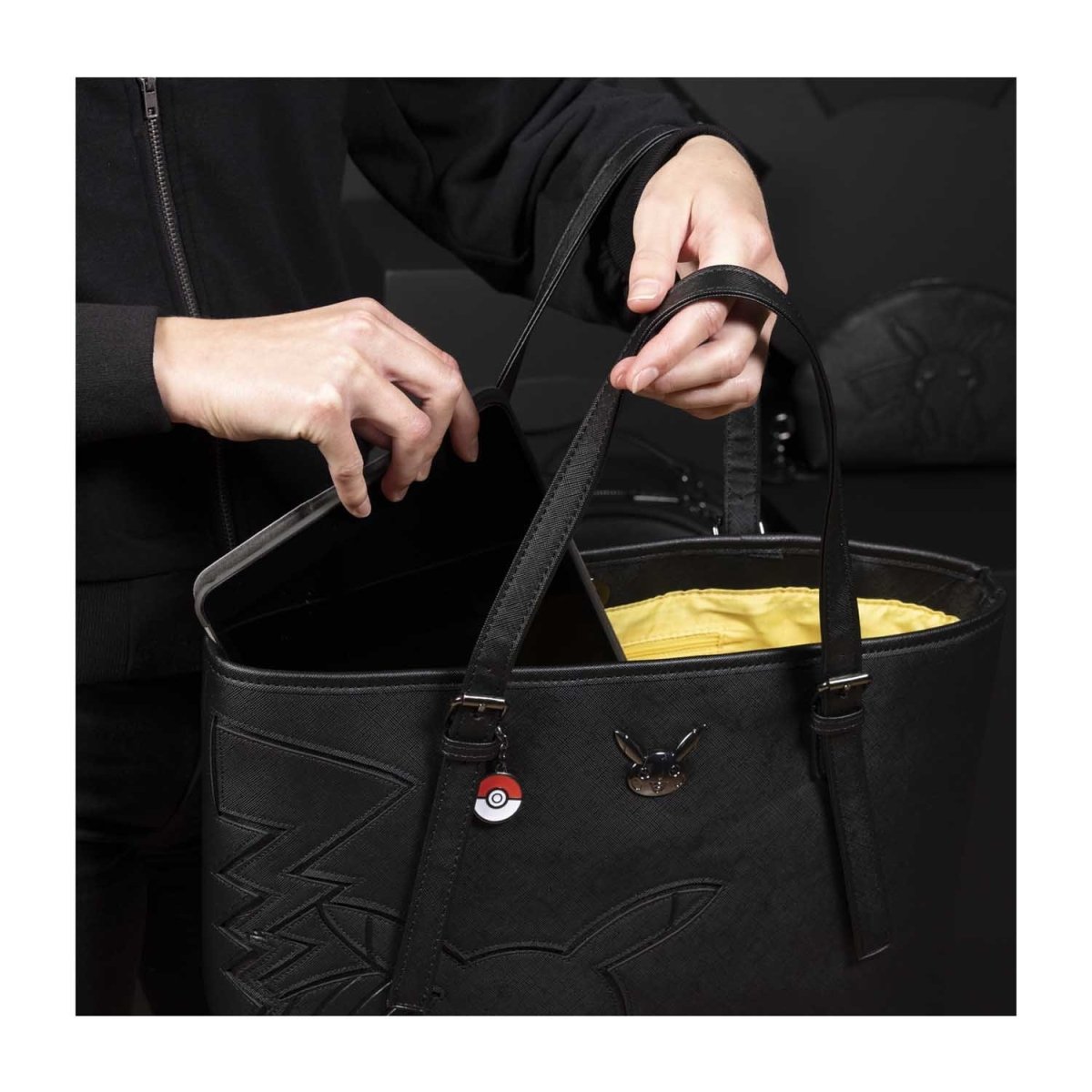 Pikachu Tonal Tote Bag by Loungefly | Pokémon Center Official Site