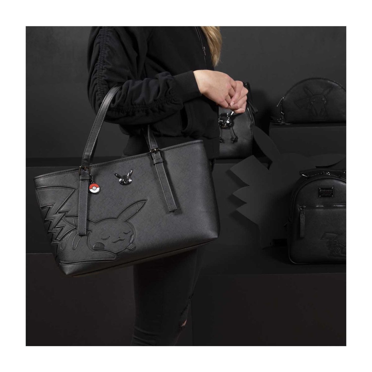 Pikachu Tonal Tote Bag by Loungefly | Pokémon Center Official Site