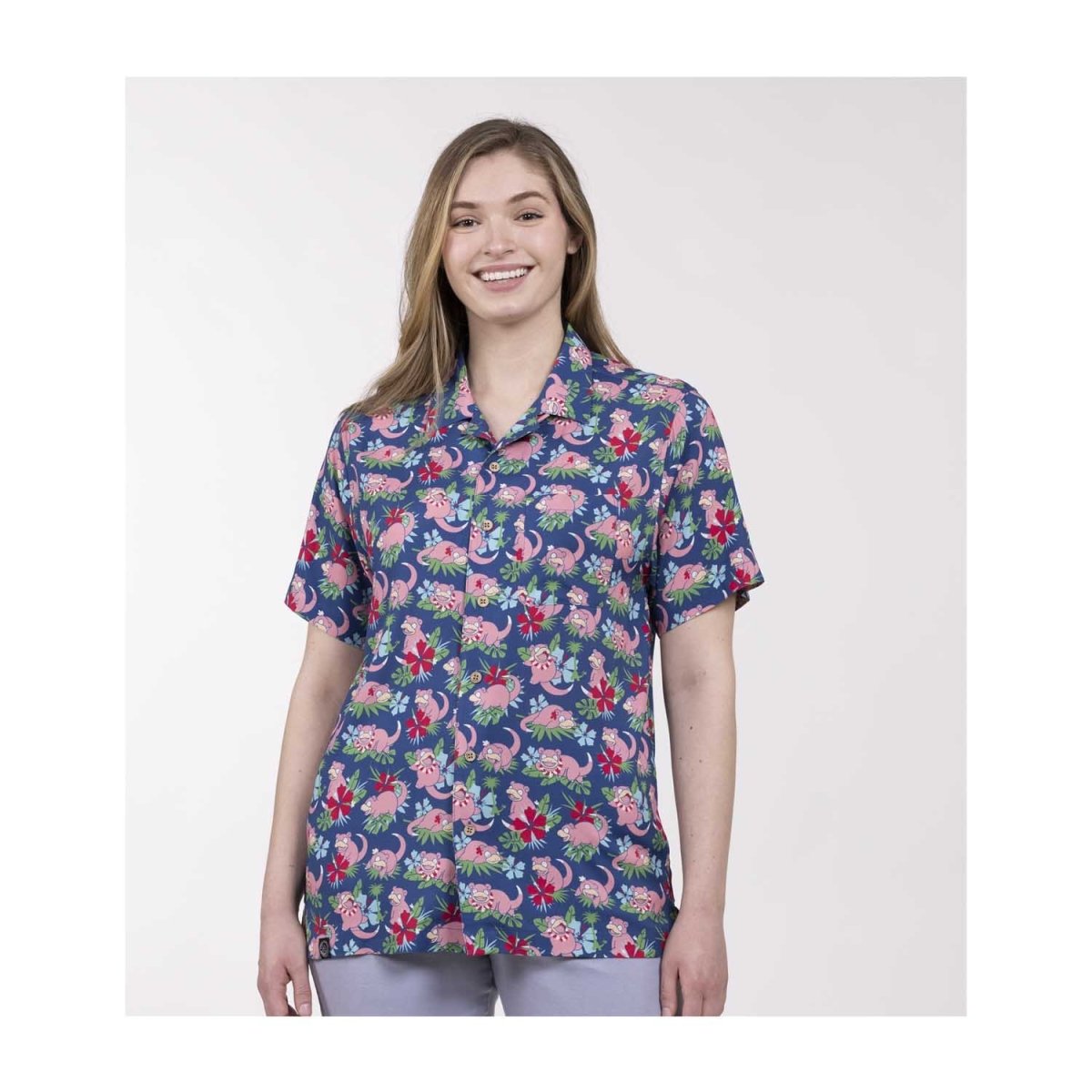 Pokémon Tropical Slowpoke Tropical Shirt - Adult | Pokémon Center ...