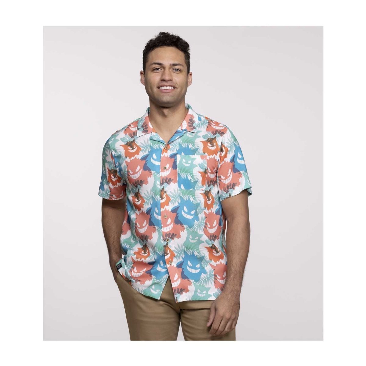 gengar dress shirt Pokémon Tropical Gengar Tropical Shirt