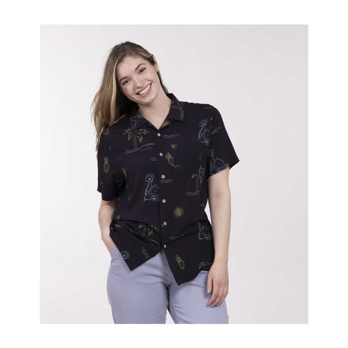 Pokémon Tropical Lapras Neon Tropical Shirt - Adult | Pokémon