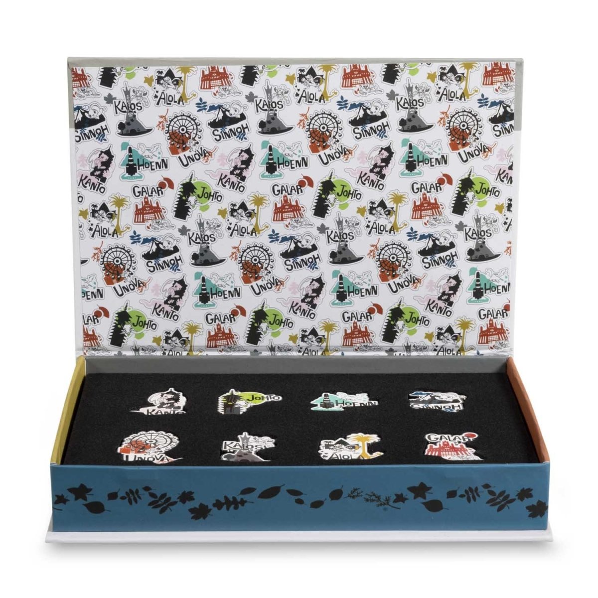 Pokémon Region Tour Pin Box Set (8-Pack) | Pokémon Center Official