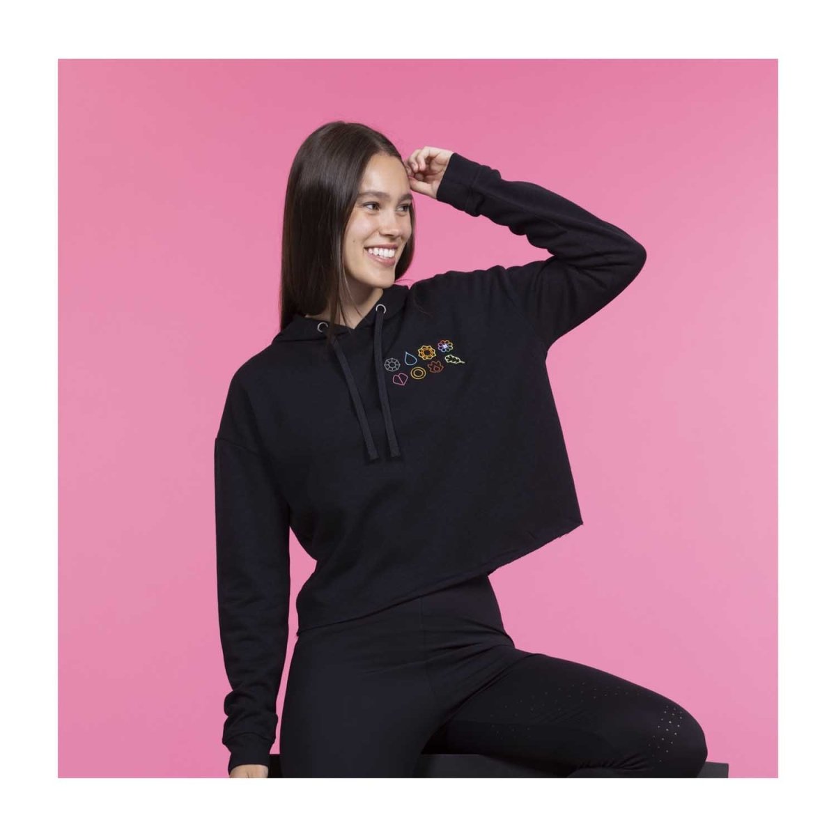 Gym crop hoodie discount
