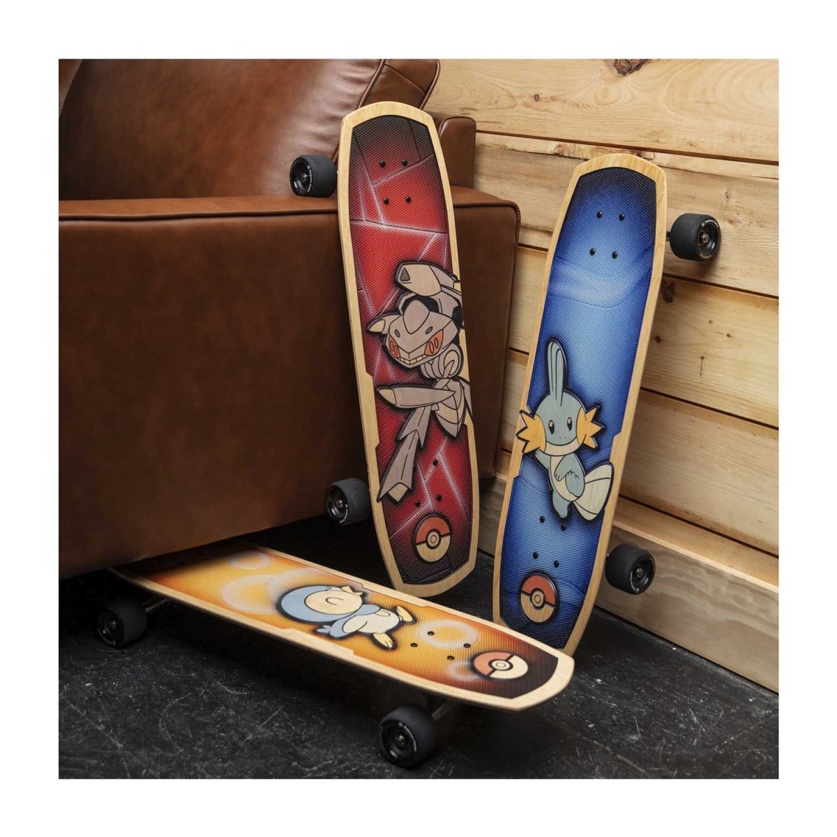 Pokémon Center × Bear Walker: Mudkip Skateboard | Pokémon Center