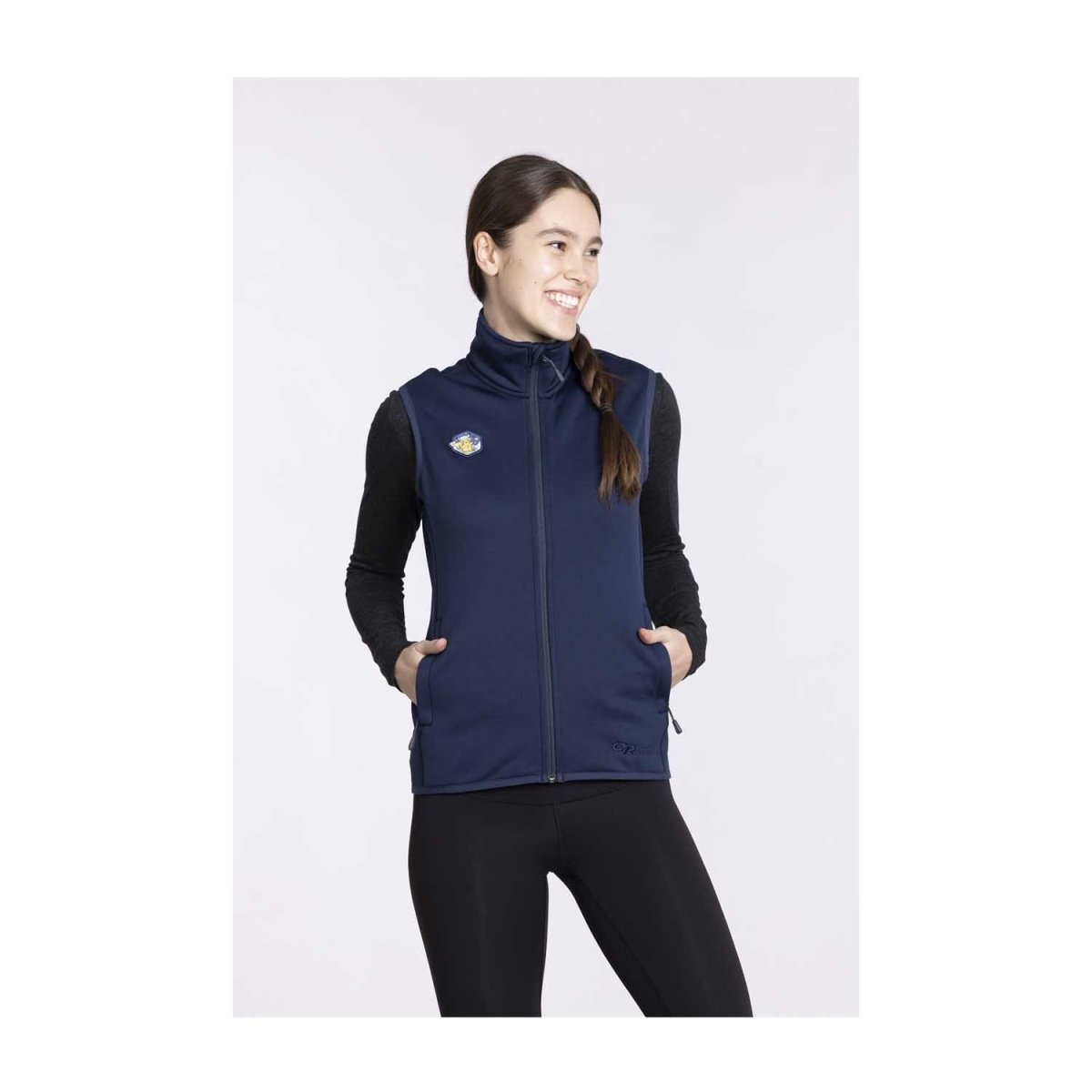 Outdoors with Pokémon Middle Fork Dark Blue Fleece Zip-Up Vest by