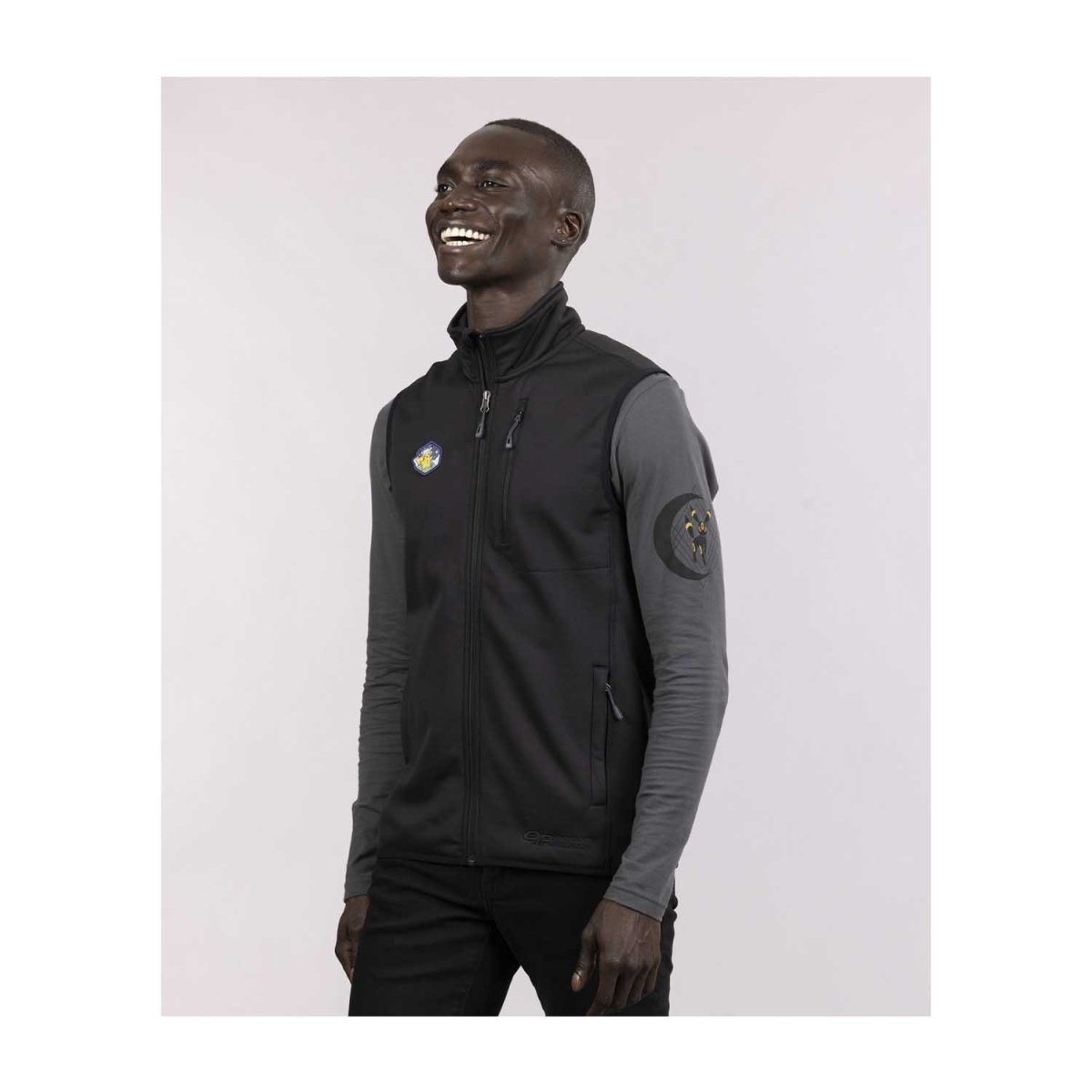 Outdoors with Pokémon Middle Fork Black Fleece Zip-Up Vest