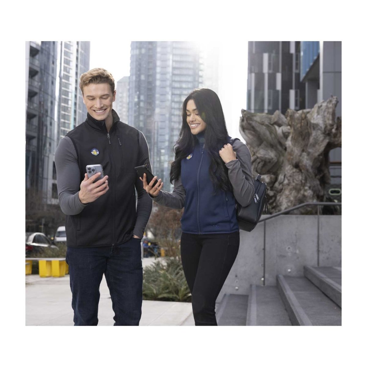 Outdoors with Pokémon Middle Fork Black Fleece Zip-Up Vest