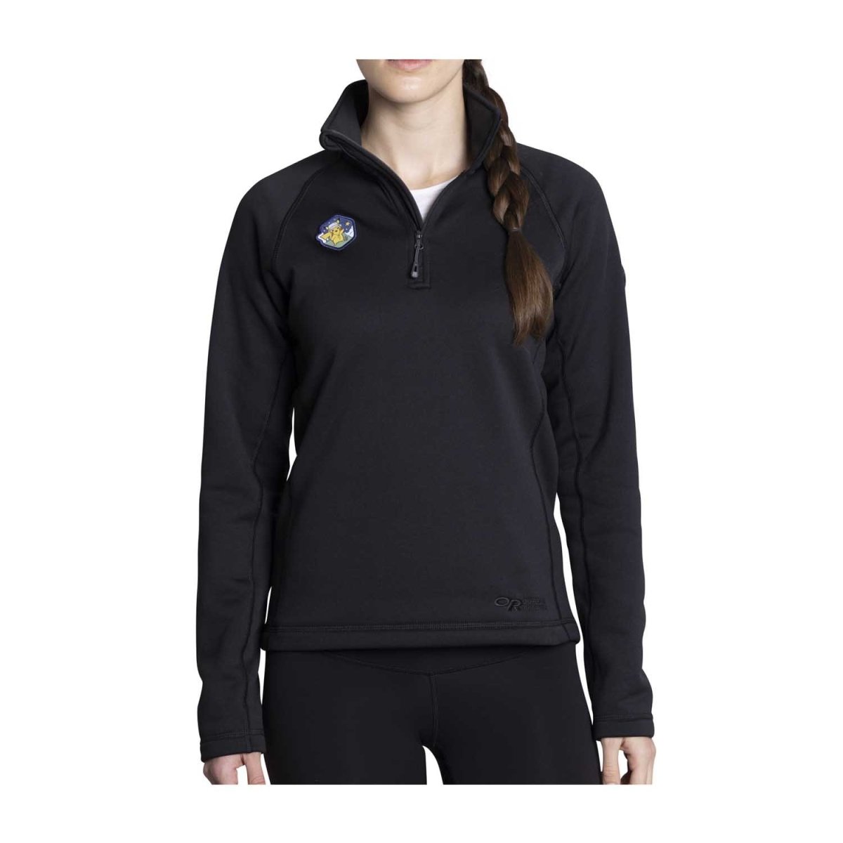 Outdoors with Pokémon Middle Fork Black Quarter-Zip Fleece Pullover ...