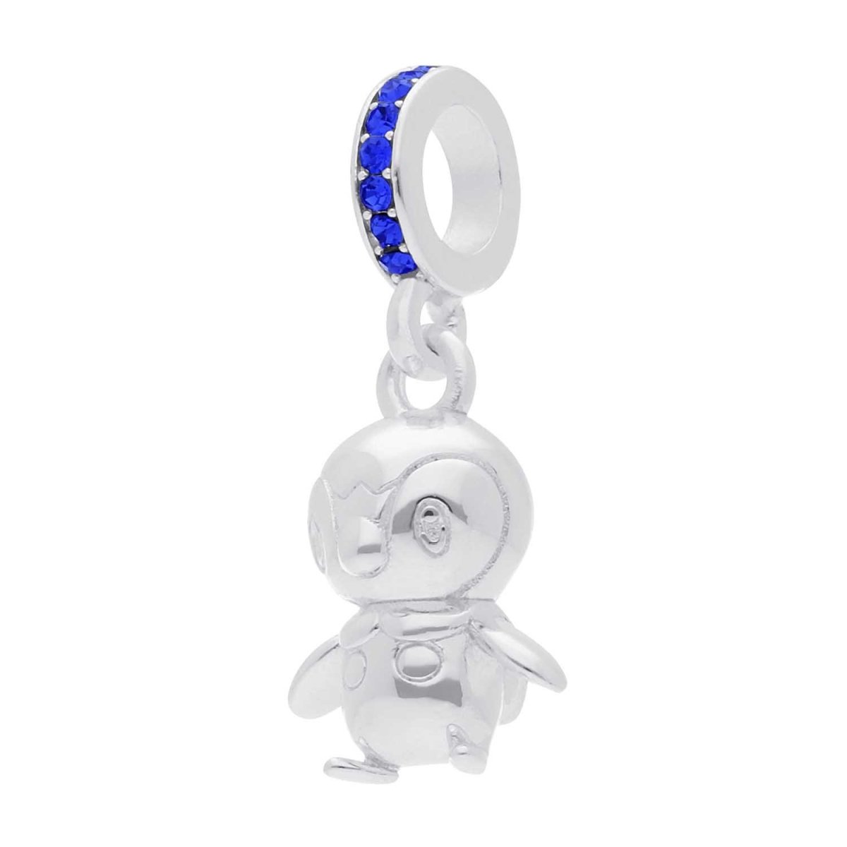 Pokémon Jewelry - Charms: Piplup Sterling Silver Dangle Charm