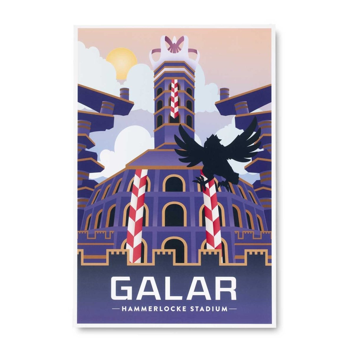 Galar Region Destination Pokémon Poster