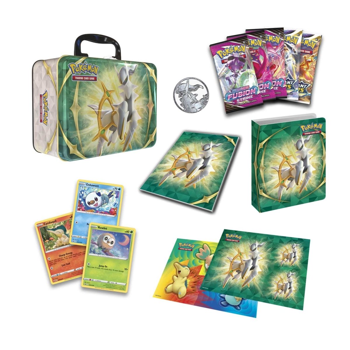 Pokemon Collectors Chest Tin Opening