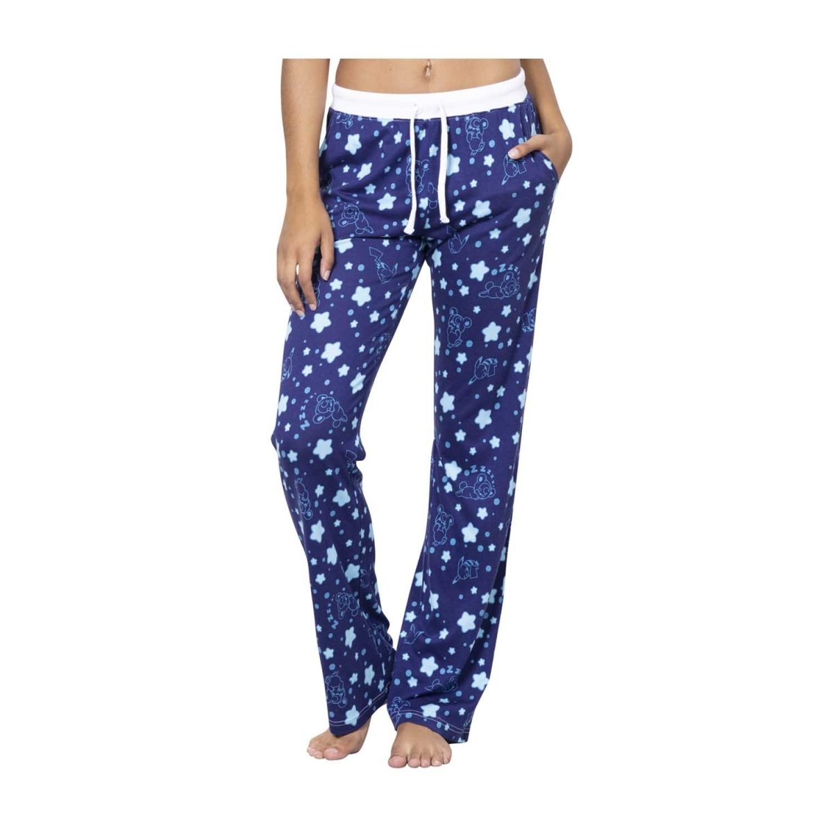 Pikachu & Teddiursa Navy & Blue Lounge Pants - Women | Pokémon Center ...