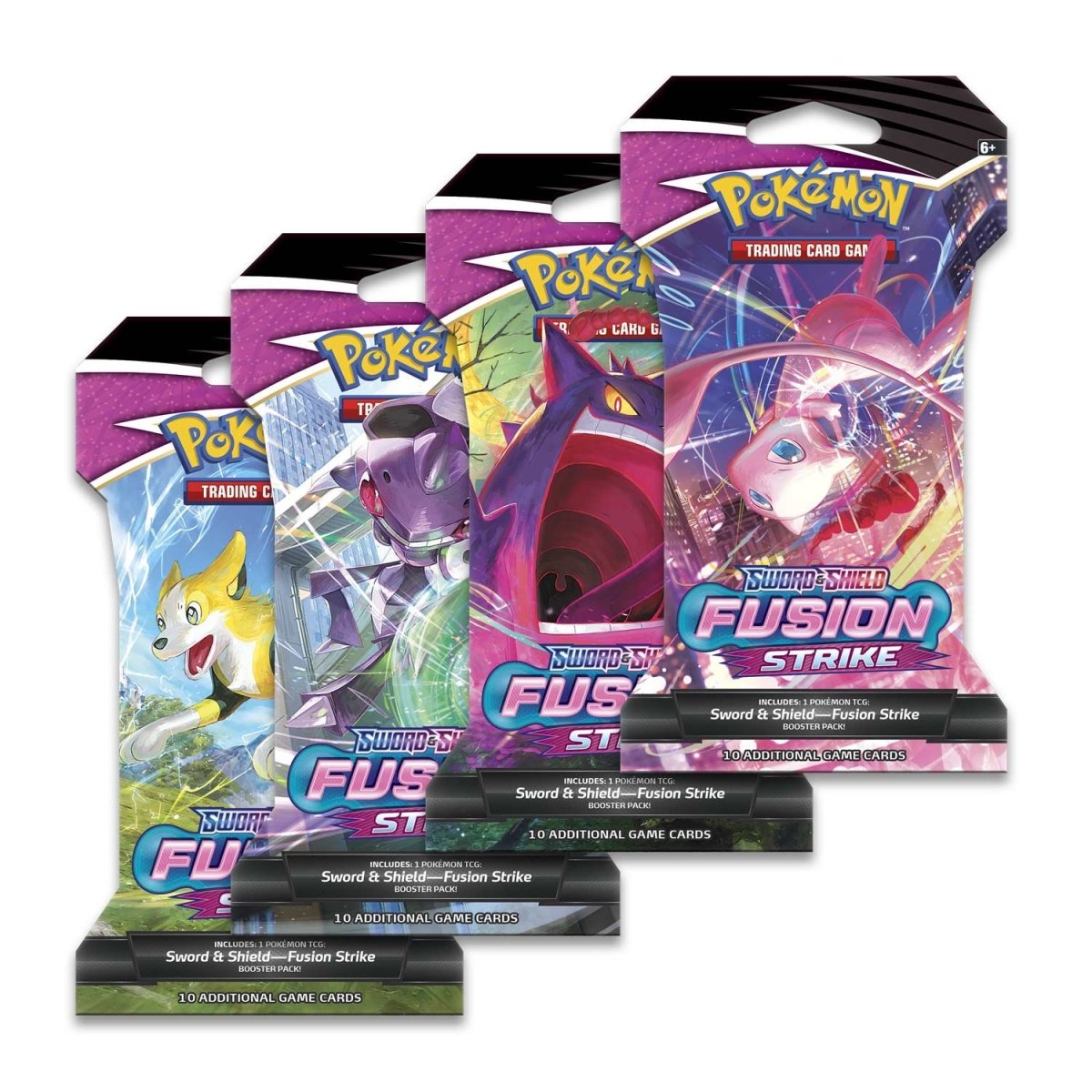 Pokémon TCG: Sword & Shield-Fusion Strike Sleeved Booster Pack (10 Cards)