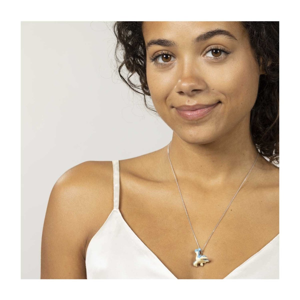 ネックレス・チョーカー [LAN ARCHIVE_official][1065] Rubid Stone Necklace Hobe Mayorka Petal Saphiret Rhinestone Necklace. For Sale at